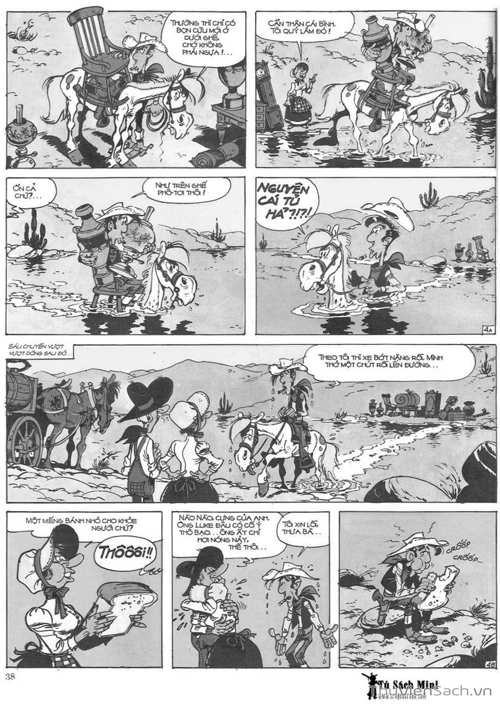 Truyện Tranh Cuộc Phiêu Lưu Kỳ Thú Của Lucky Luke trang 3