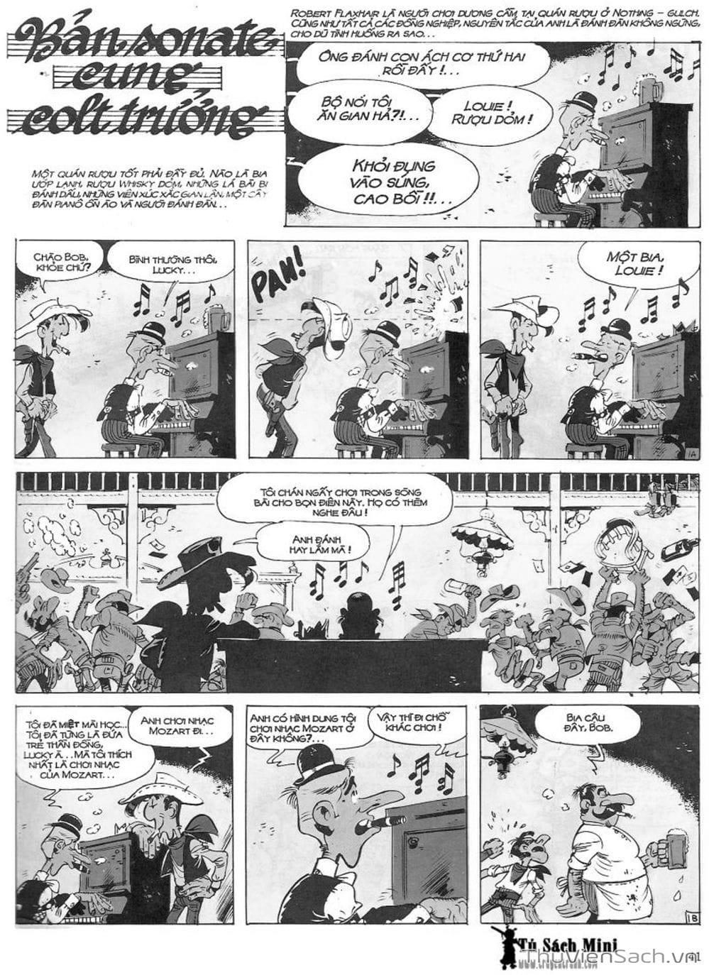 Truyện Tranh Cuộc Phiêu Lưu Kỳ Thú Của Lucky Luke trang 3