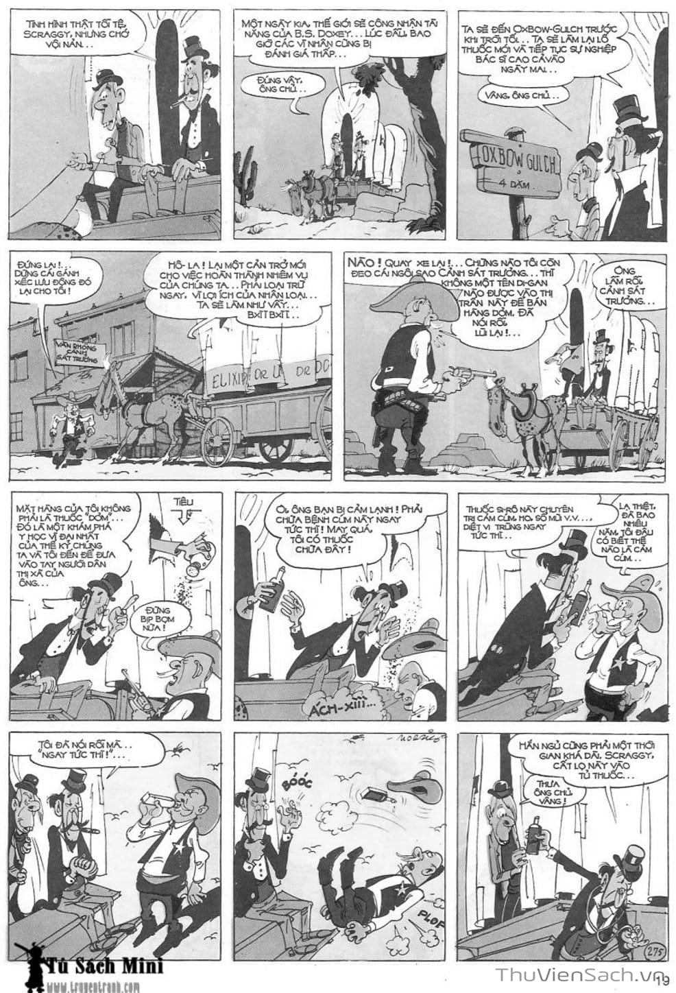 Truyện Tranh Cuộc Phiêu Lưu Kỳ Thú Của Lucky Luke trang 3