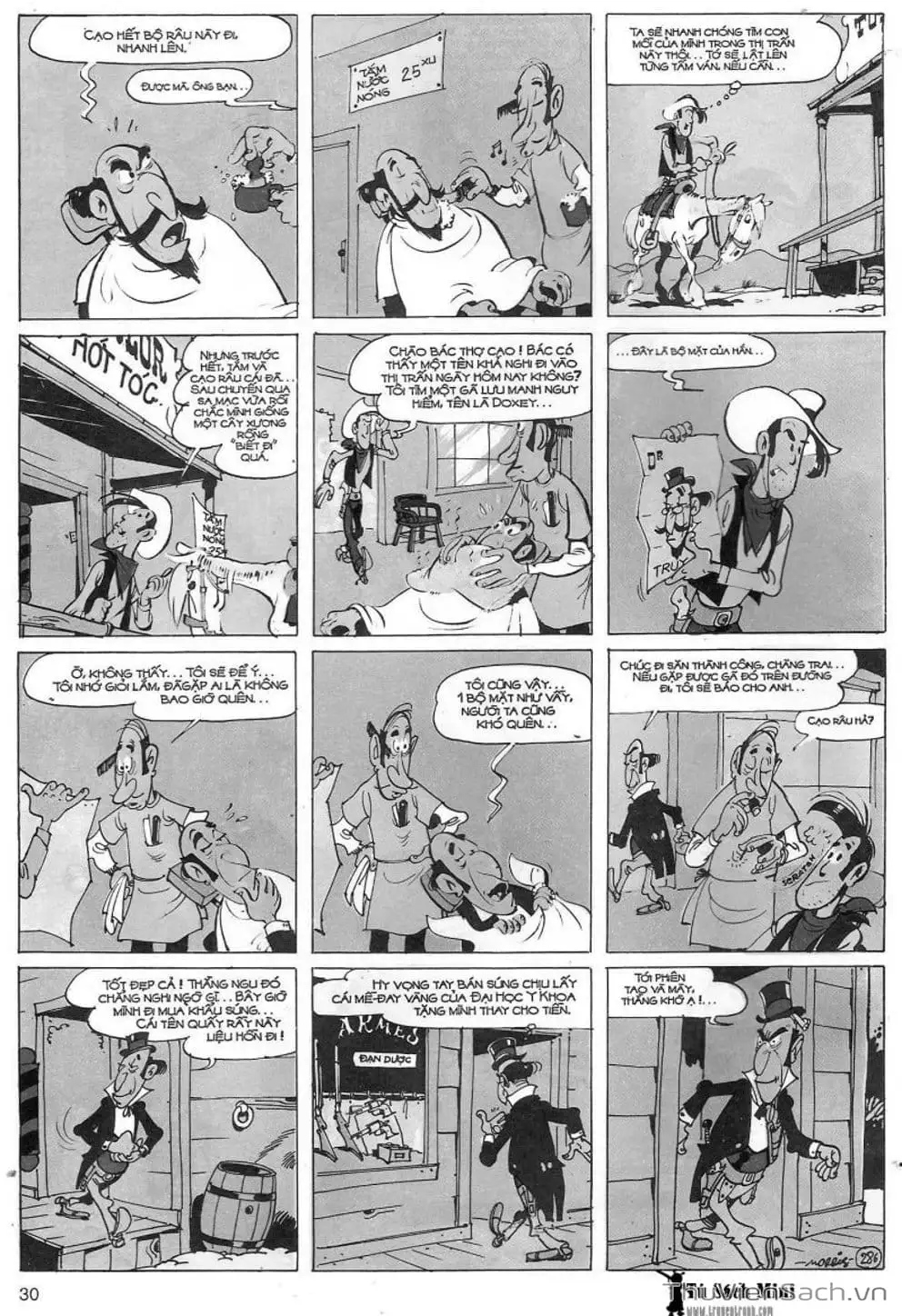 Truyện Tranh Cuộc Phiêu Lưu Kỳ Thú Của Lucky Luke trang 3