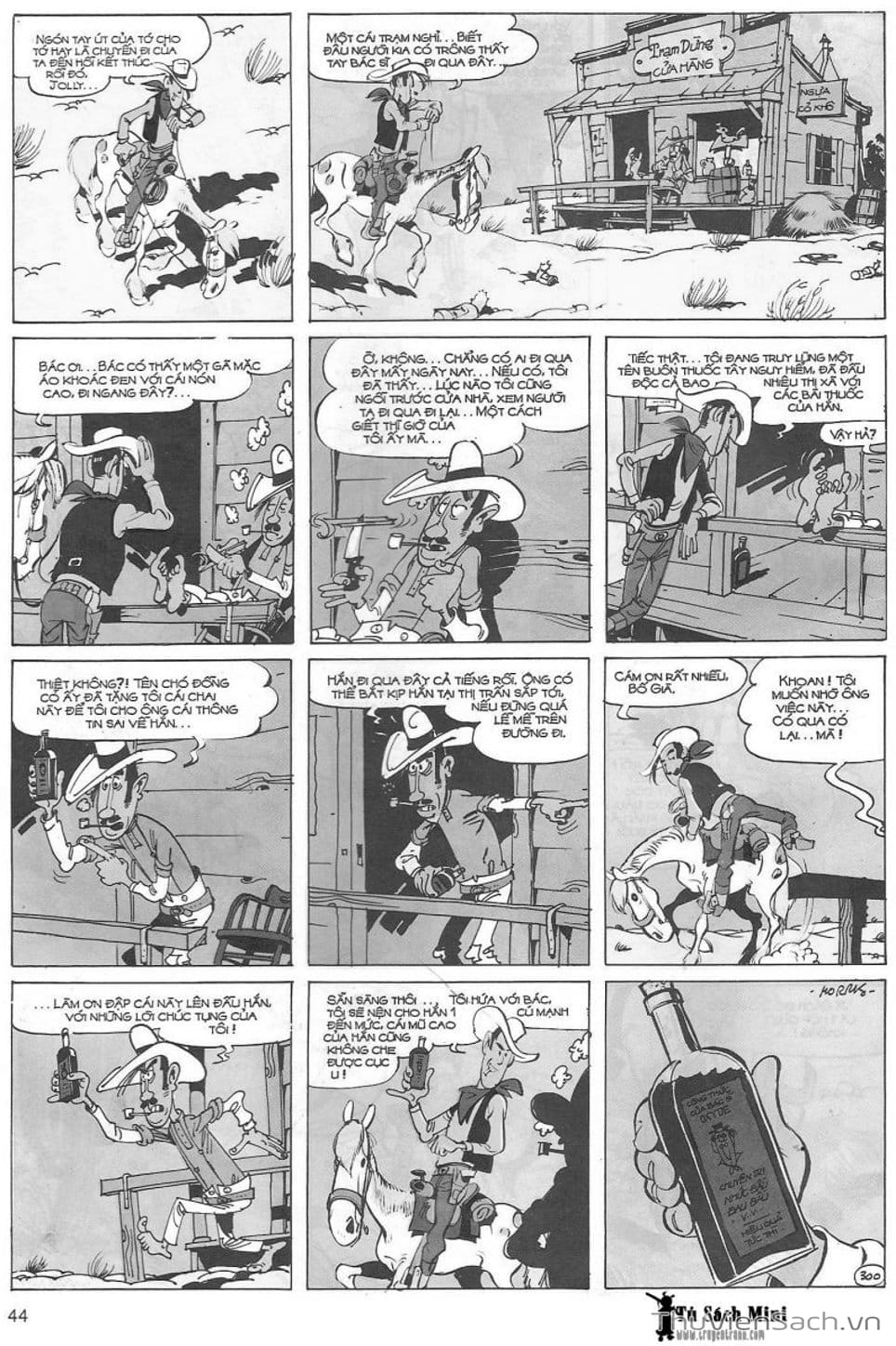 Truyện Tranh Cuộc Phiêu Lưu Kỳ Thú Của Lucky Luke trang 3