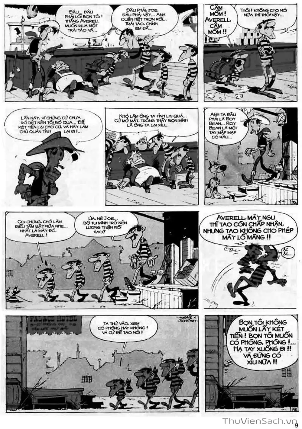 Truyện Tranh Cuộc Phiêu Lưu Kỳ Thú Của Lucky Luke trang 3