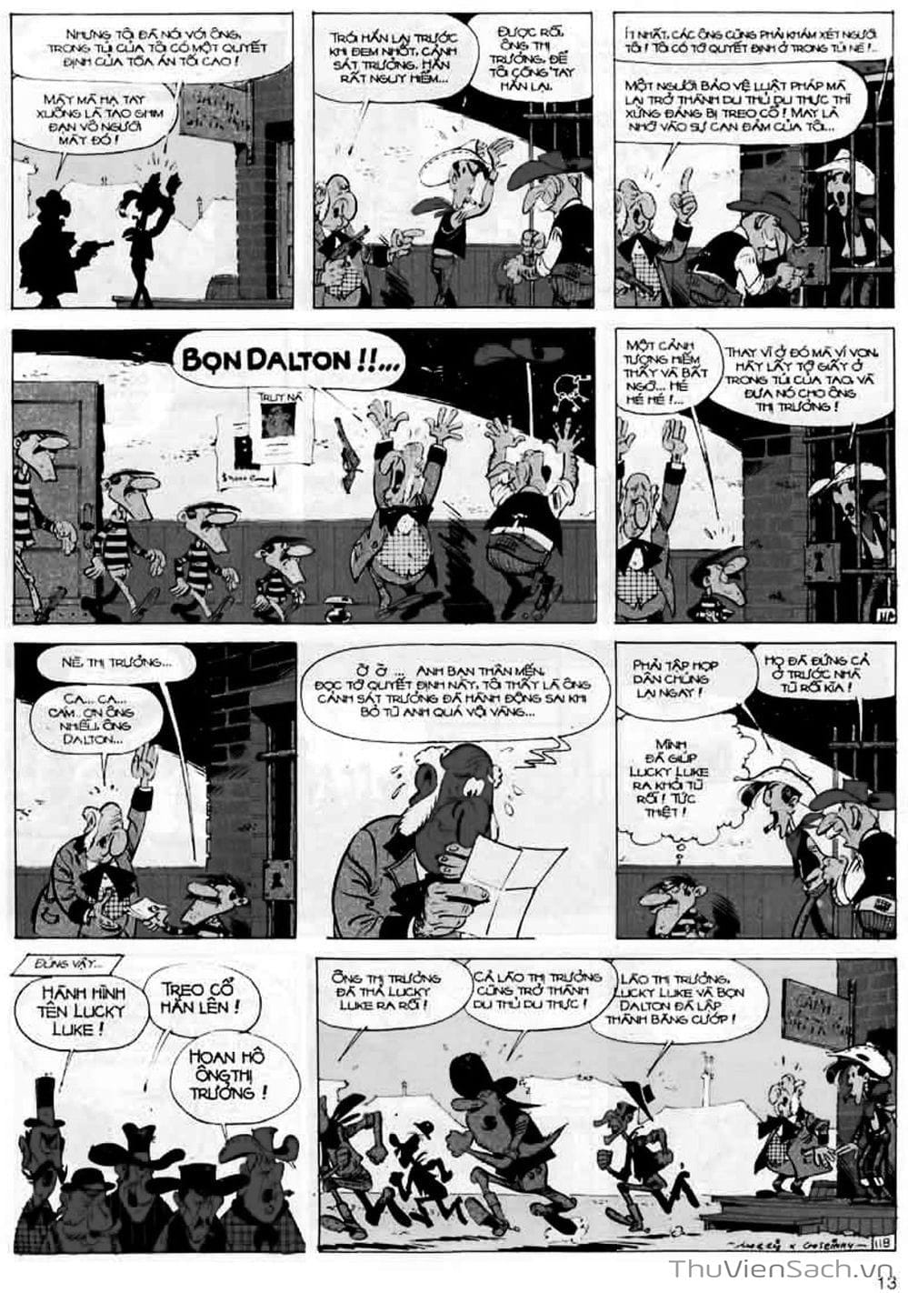 Truyện Tranh Cuộc Phiêu Lưu Kỳ Thú Của Lucky Luke trang 3