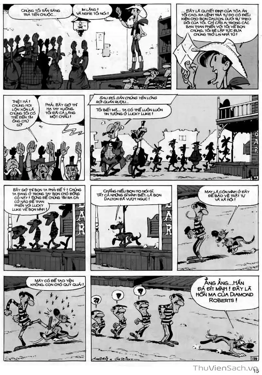 Truyện Tranh Cuộc Phiêu Lưu Kỳ Thú Của Lucky Luke trang 3