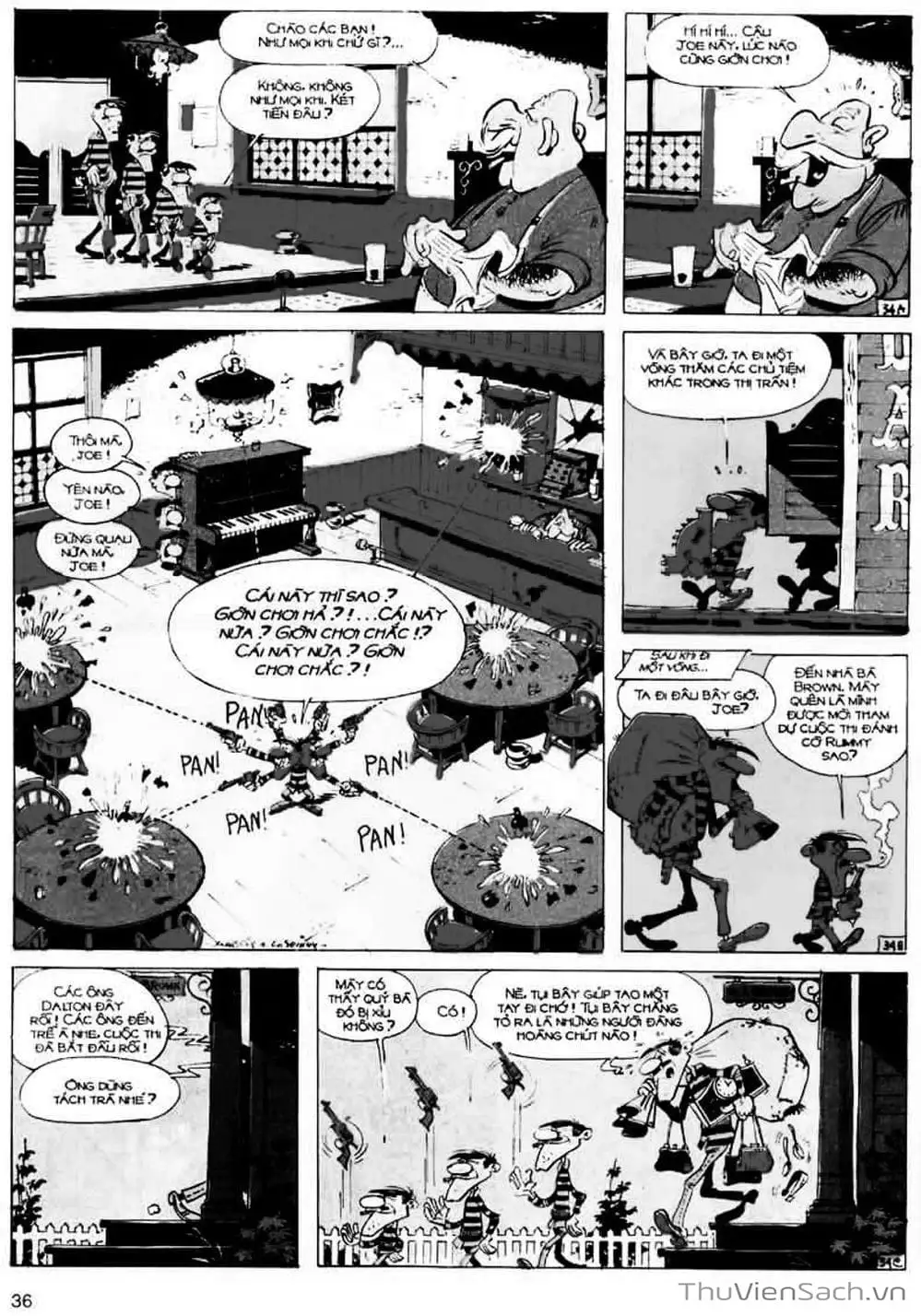 Truyện Tranh Cuộc Phiêu Lưu Kỳ Thú Của Lucky Luke trang 3