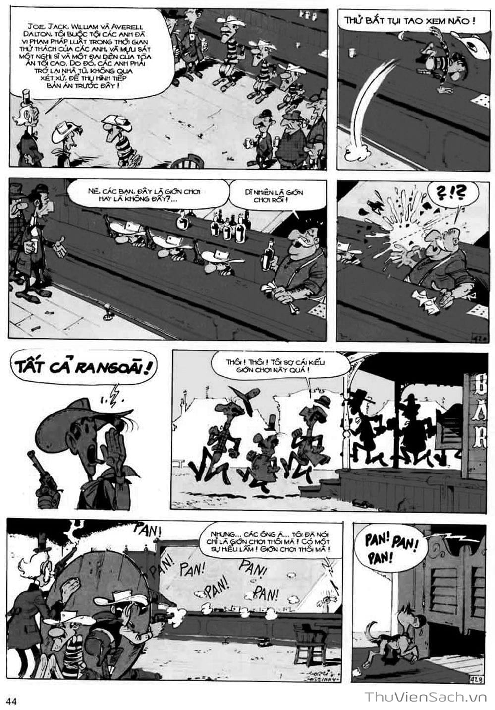 Truyện Tranh Cuộc Phiêu Lưu Kỳ Thú Của Lucky Luke trang 3