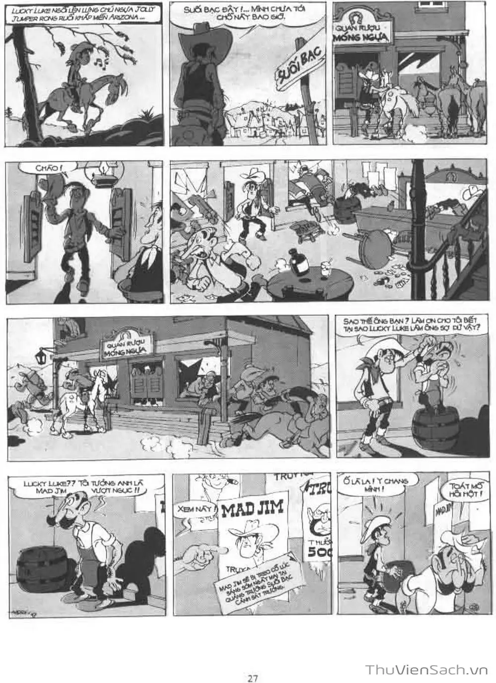 Truyện Tranh Cuộc Phiêu Lưu Kỳ Thú Của Lucky Luke trang 3