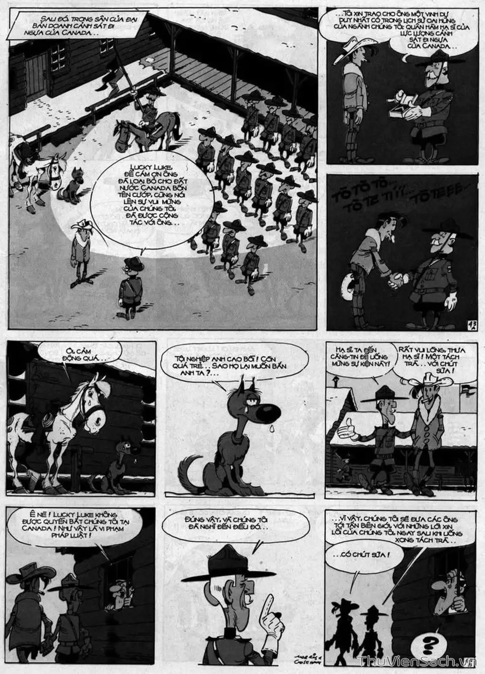 Truyện Tranh Cuộc Phiêu Lưu Kỳ Thú Của Lucky Luke trang 3