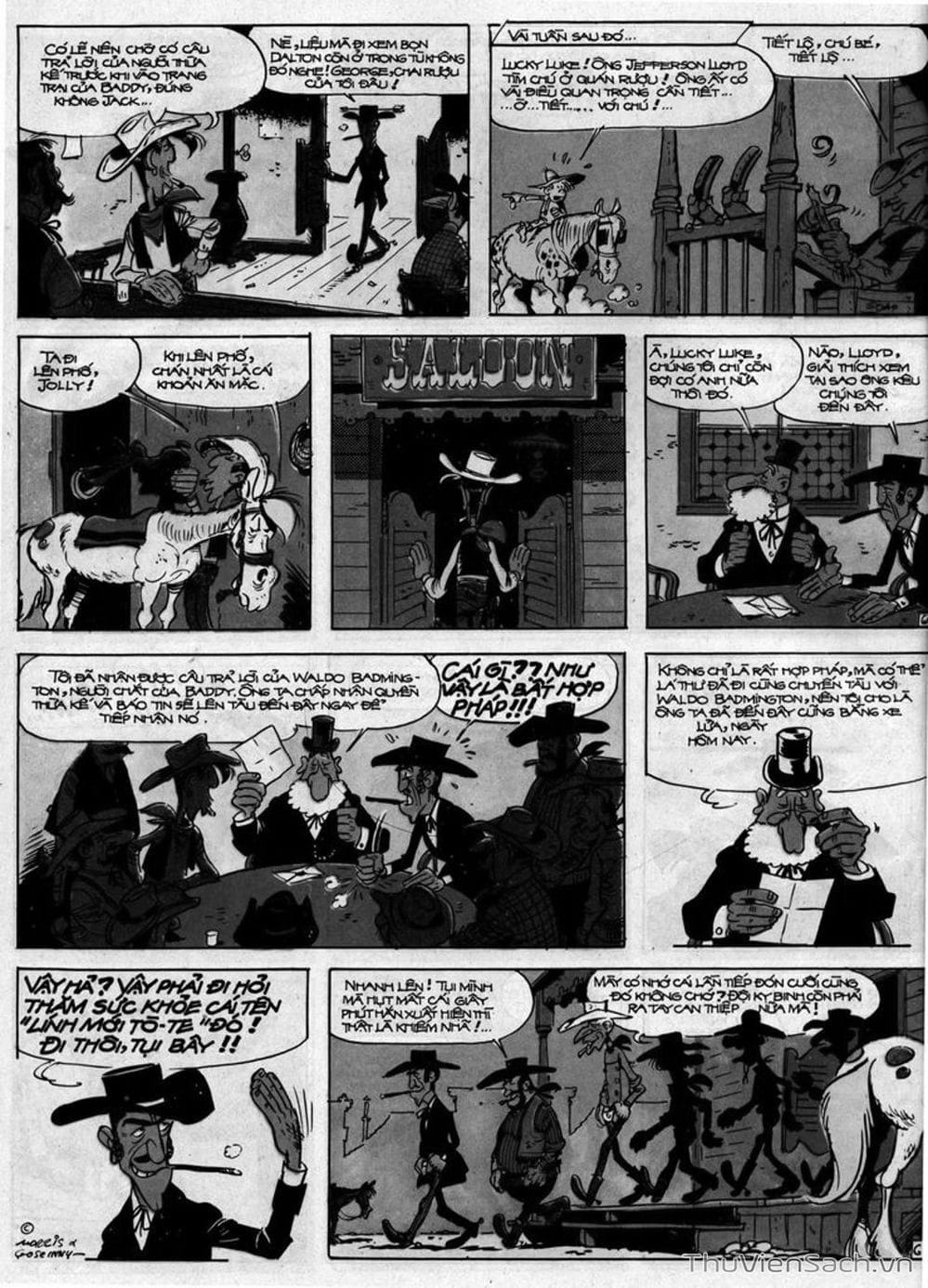 Truyện Tranh Cuộc Phiêu Lưu Kỳ Thú Của Lucky Luke trang 3