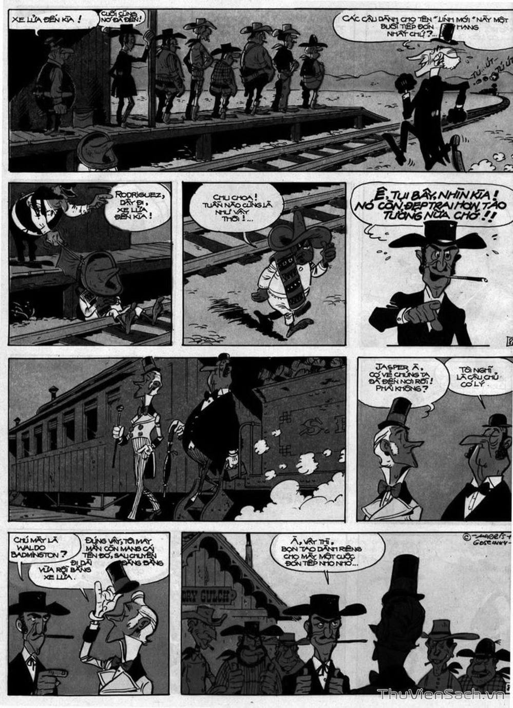 Truyện Tranh Cuộc Phiêu Lưu Kỳ Thú Của Lucky Luke trang 3