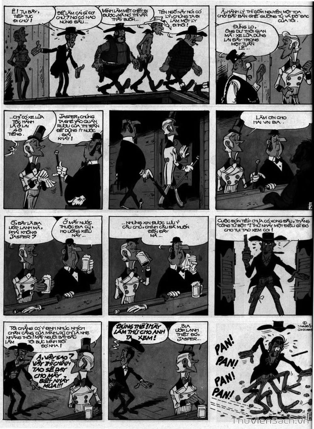 Truyện Tranh Cuộc Phiêu Lưu Kỳ Thú Của Lucky Luke trang 3