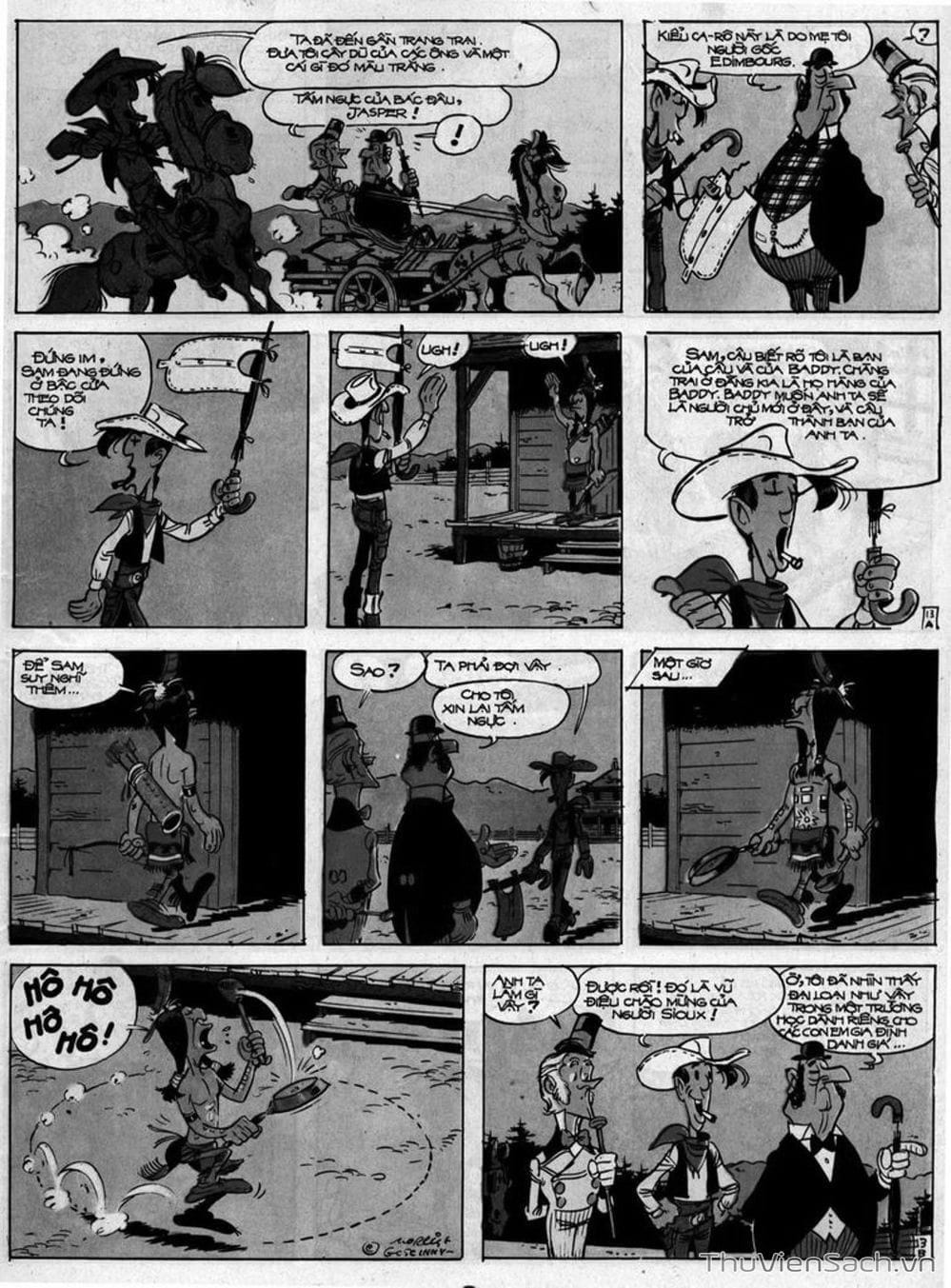 Truyện Tranh Cuộc Phiêu Lưu Kỳ Thú Của Lucky Luke trang 3