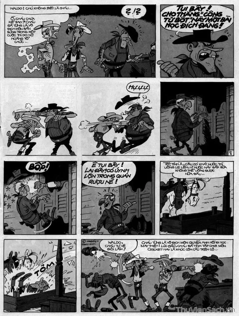 Truyện Tranh Cuộc Phiêu Lưu Kỳ Thú Của Lucky Luke trang 3