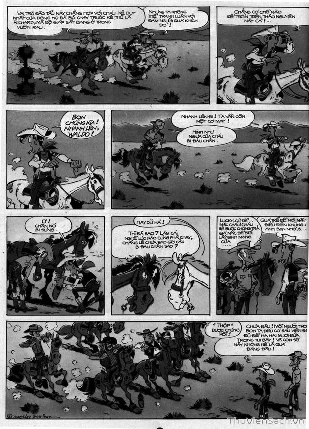Truyện Tranh Cuộc Phiêu Lưu Kỳ Thú Của Lucky Luke trang 3