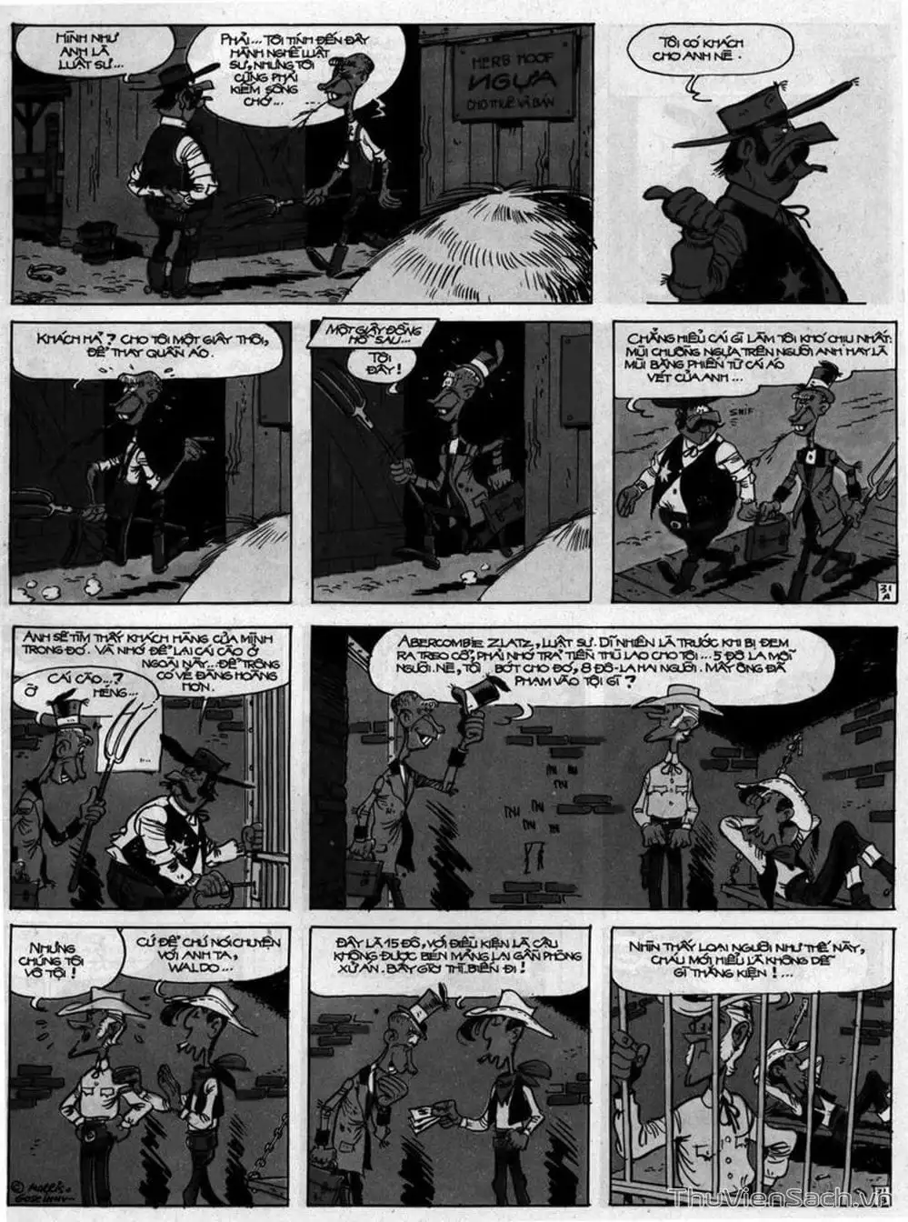 Truyện Tranh Cuộc Phiêu Lưu Kỳ Thú Của Lucky Luke trang 3