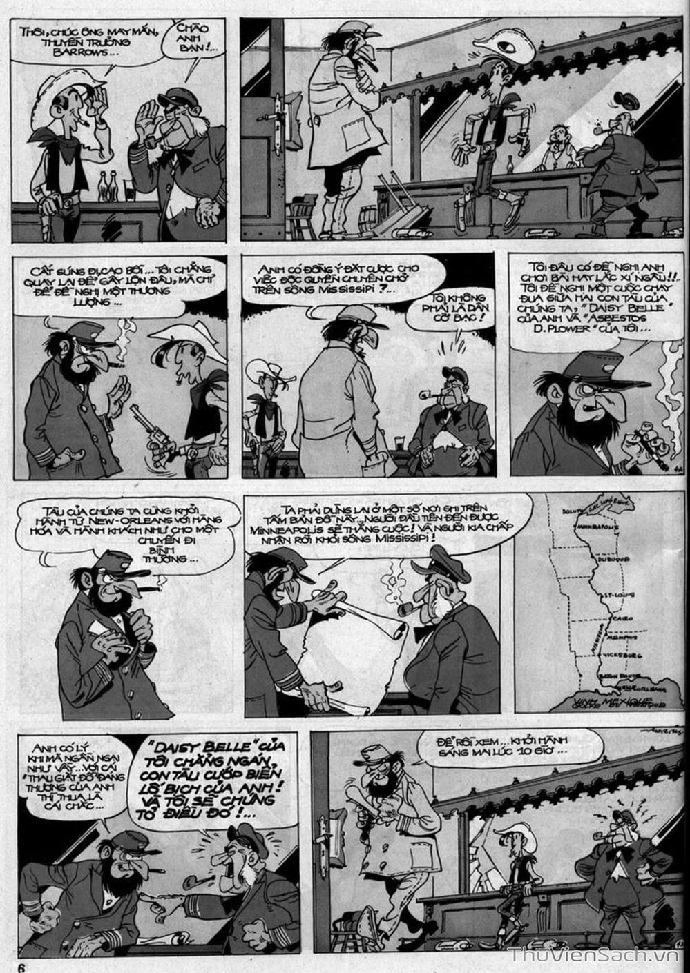 Truyện Tranh Cuộc Phiêu Lưu Kỳ Thú Của Lucky Luke trang 3