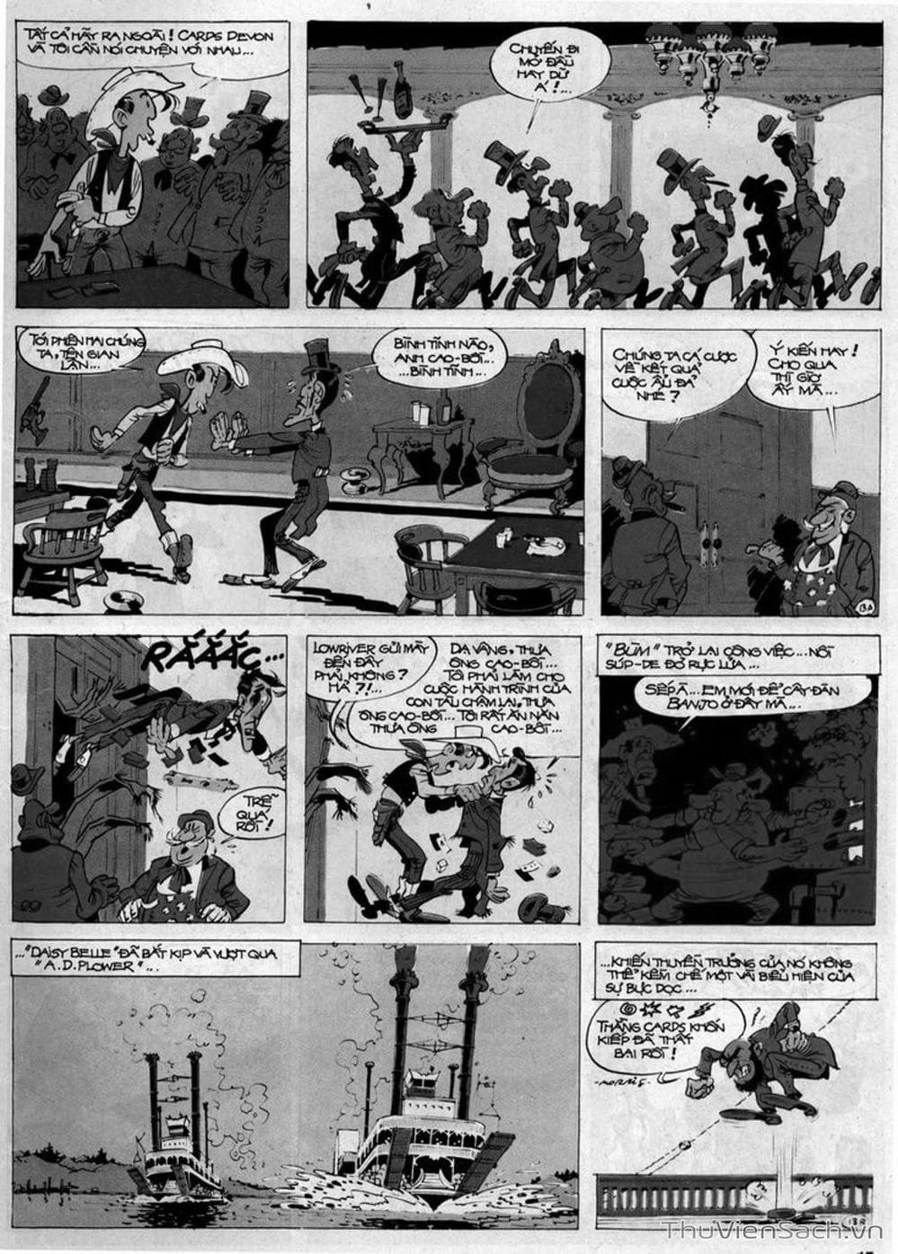 Truyện Tranh Cuộc Phiêu Lưu Kỳ Thú Của Lucky Luke trang 3