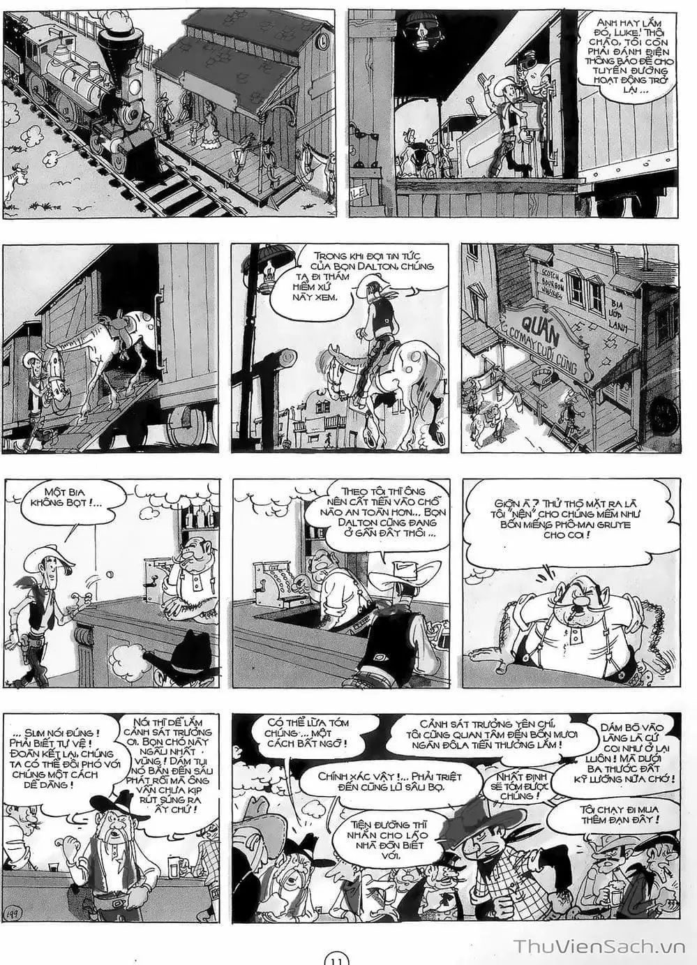 Truyện Tranh Cuộc Phiêu Lưu Kỳ Thú Của Lucky Luke trang 3