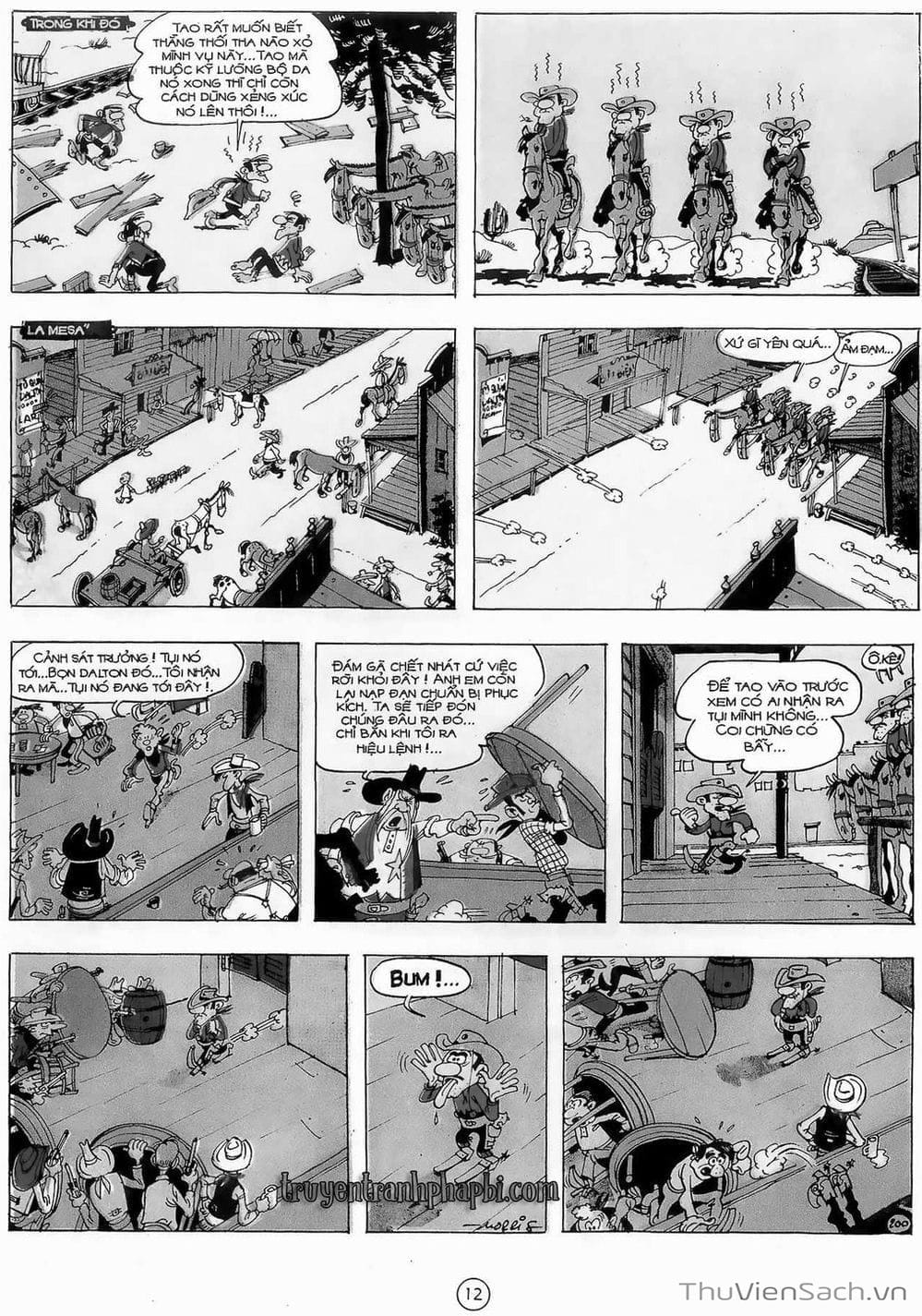 Truyện Tranh Cuộc Phiêu Lưu Kỳ Thú Của Lucky Luke trang 3
