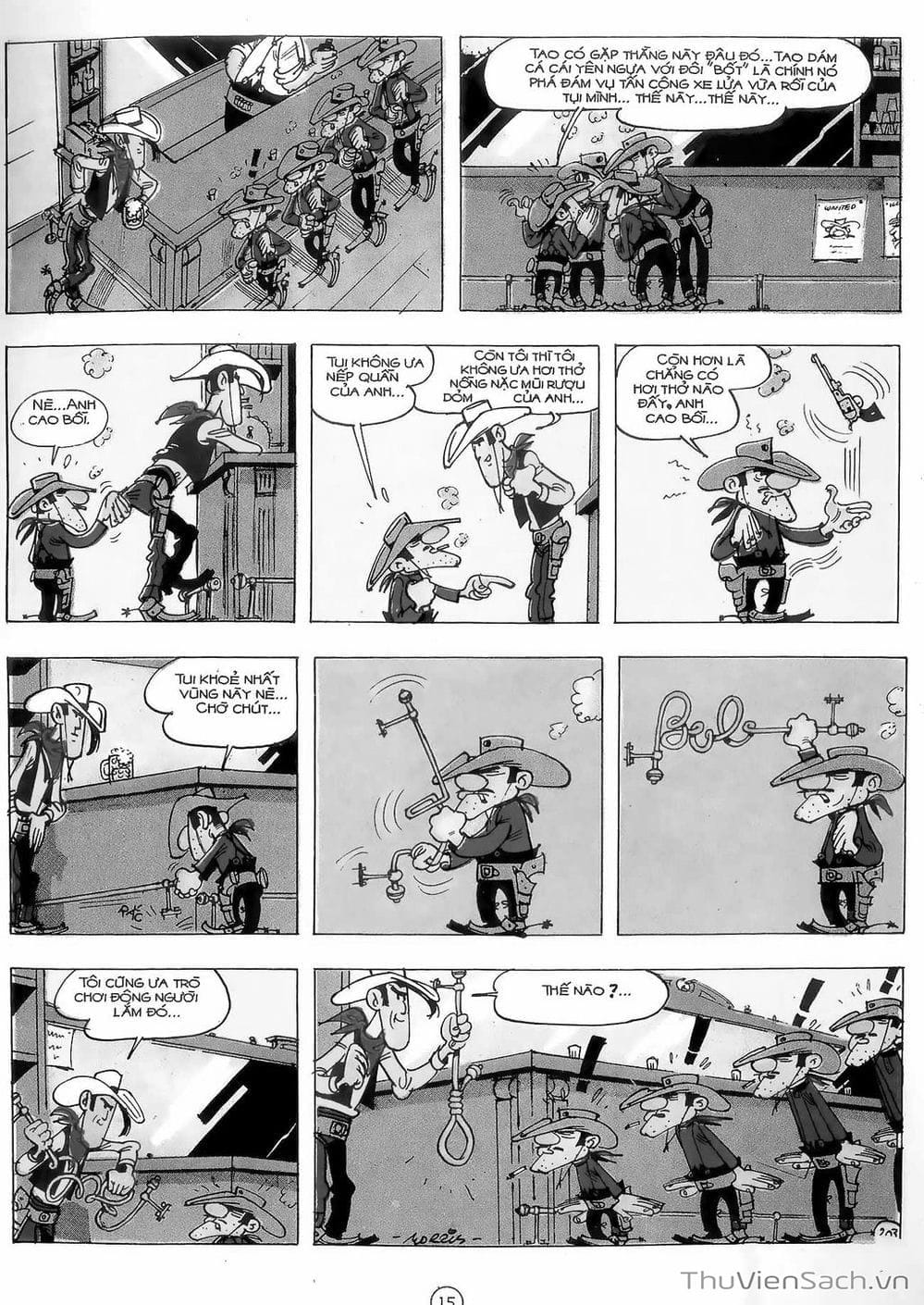 Truyện Tranh Cuộc Phiêu Lưu Kỳ Thú Của Lucky Luke trang 3