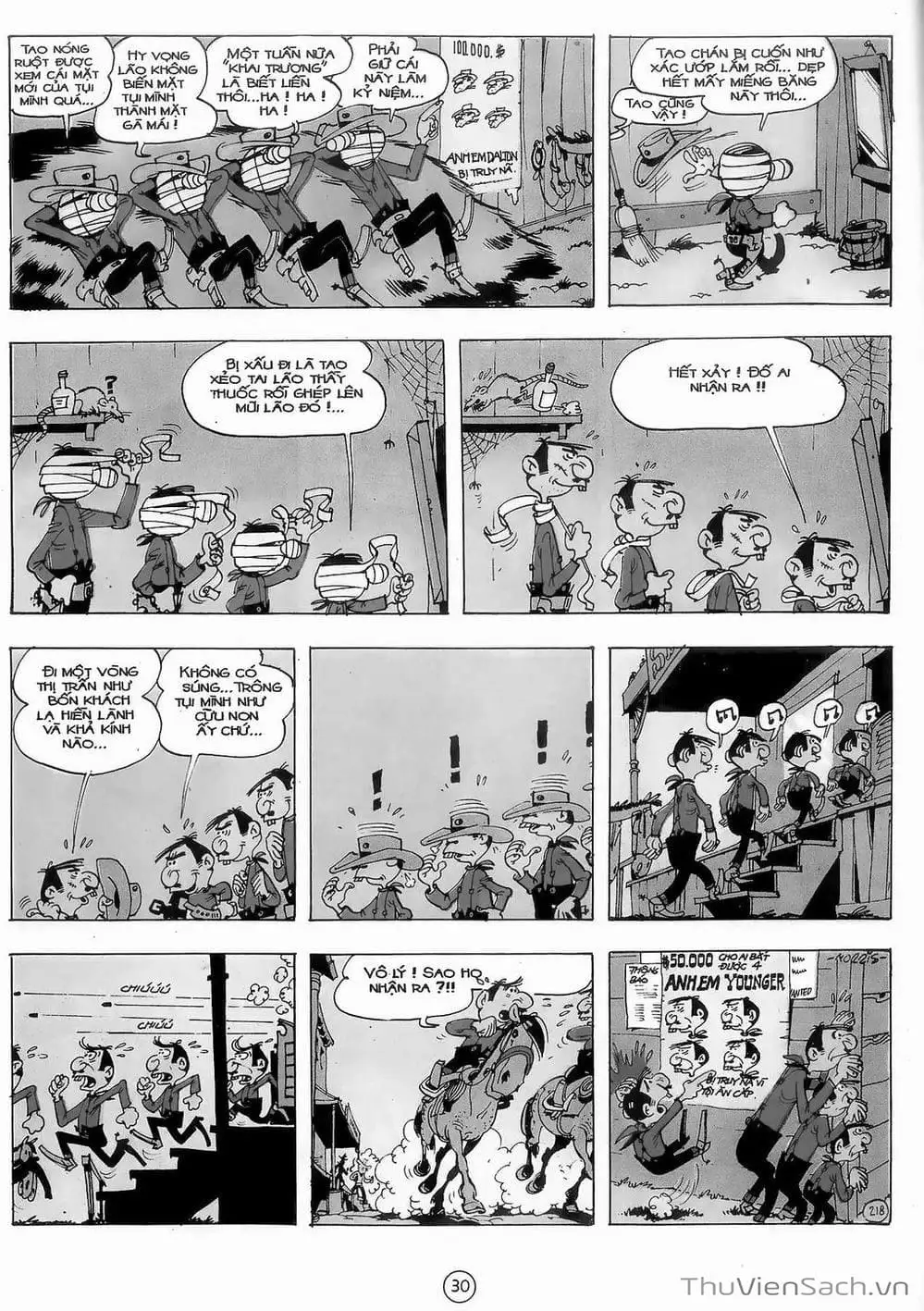 Truyện Tranh Cuộc Phiêu Lưu Kỳ Thú Của Lucky Luke trang 3