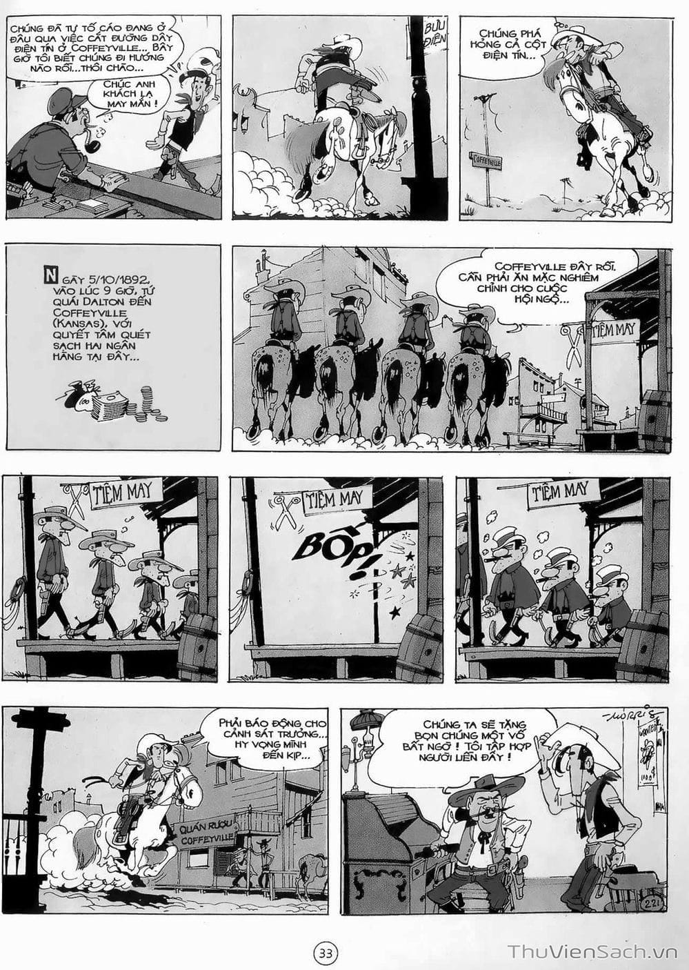 Truyện Tranh Cuộc Phiêu Lưu Kỳ Thú Của Lucky Luke trang 3