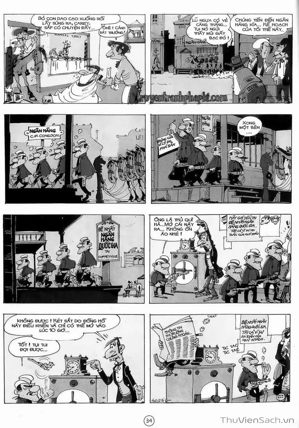 Truyện Tranh Cuộc Phiêu Lưu Kỳ Thú Của Lucky Luke trang 3
