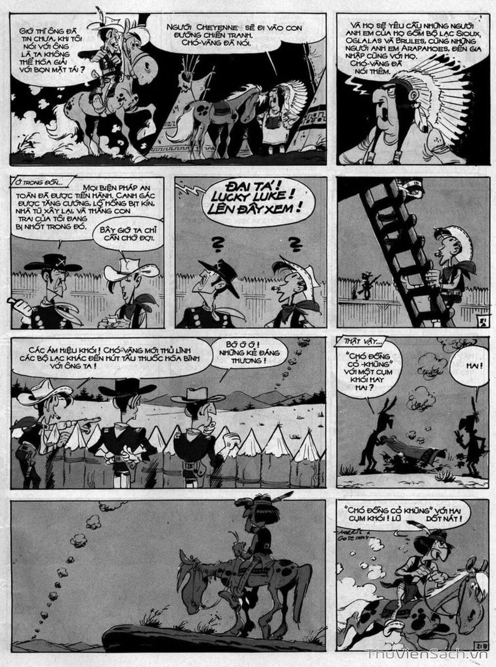 Truyện Tranh Cuộc Phiêu Lưu Kỳ Thú Của Lucky Luke trang 3