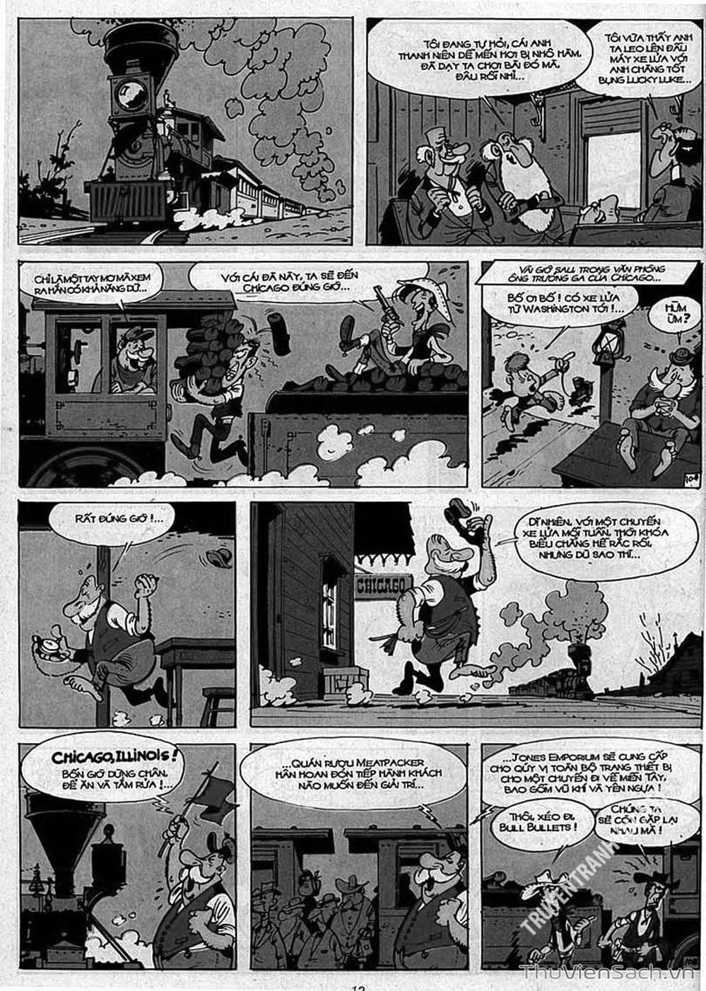 Truyện Tranh Cuộc Phiêu Lưu Kỳ Thú Của Lucky Luke trang 3