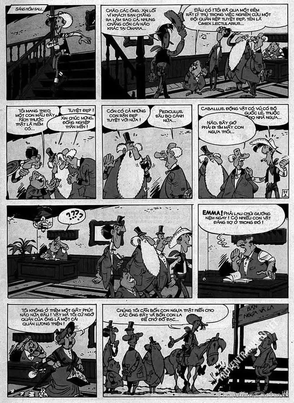 Truyện Tranh Cuộc Phiêu Lưu Kỳ Thú Của Lucky Luke trang 3