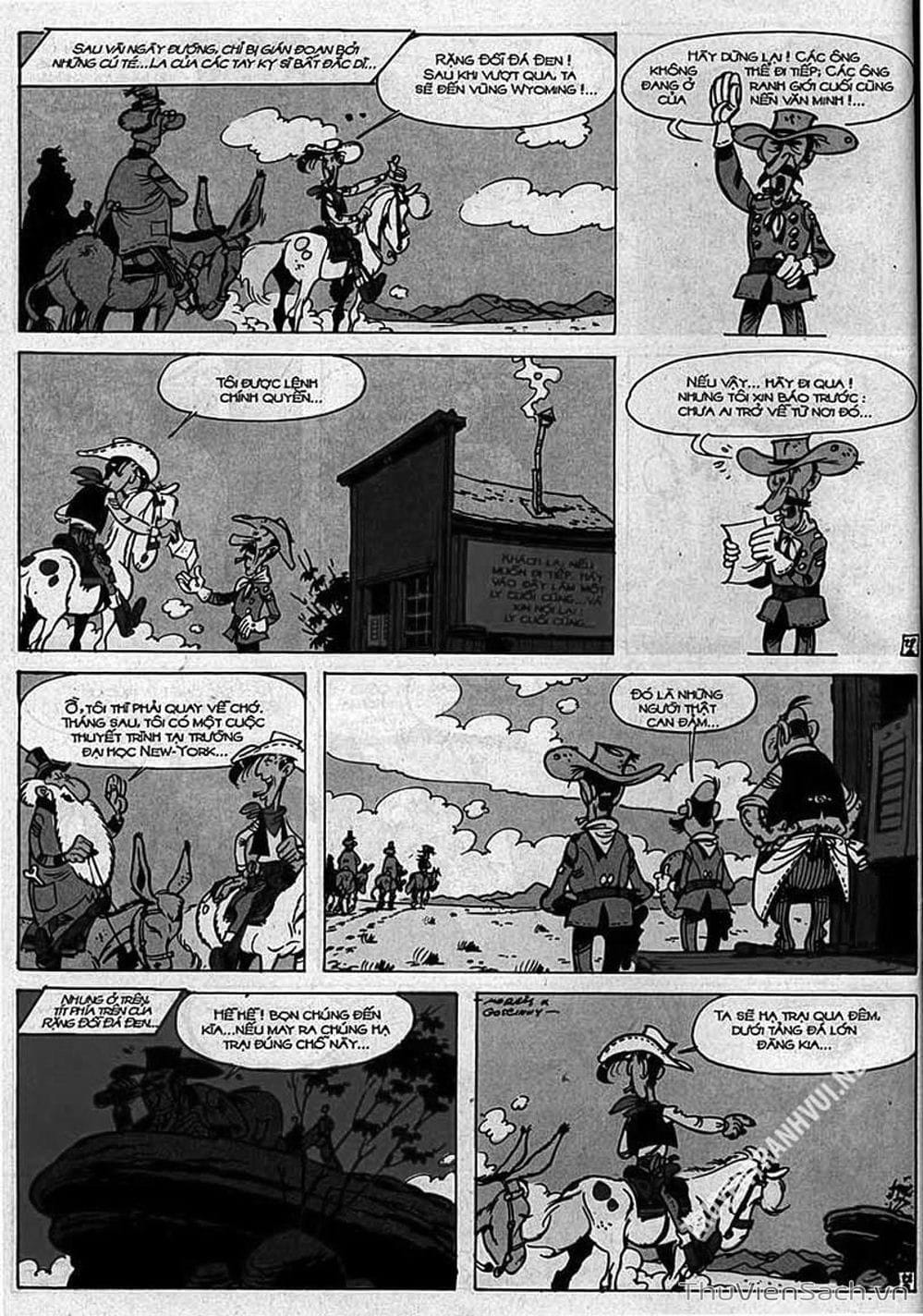 Truyện Tranh Cuộc Phiêu Lưu Kỳ Thú Của Lucky Luke trang 3