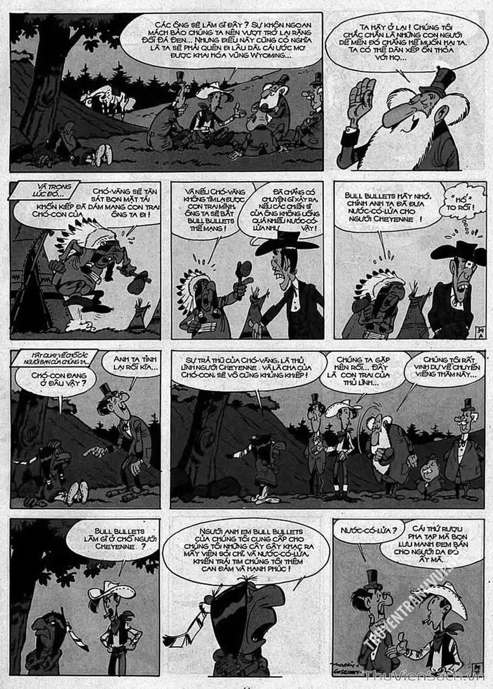 Truyện Tranh Cuộc Phiêu Lưu Kỳ Thú Của Lucky Luke trang 3