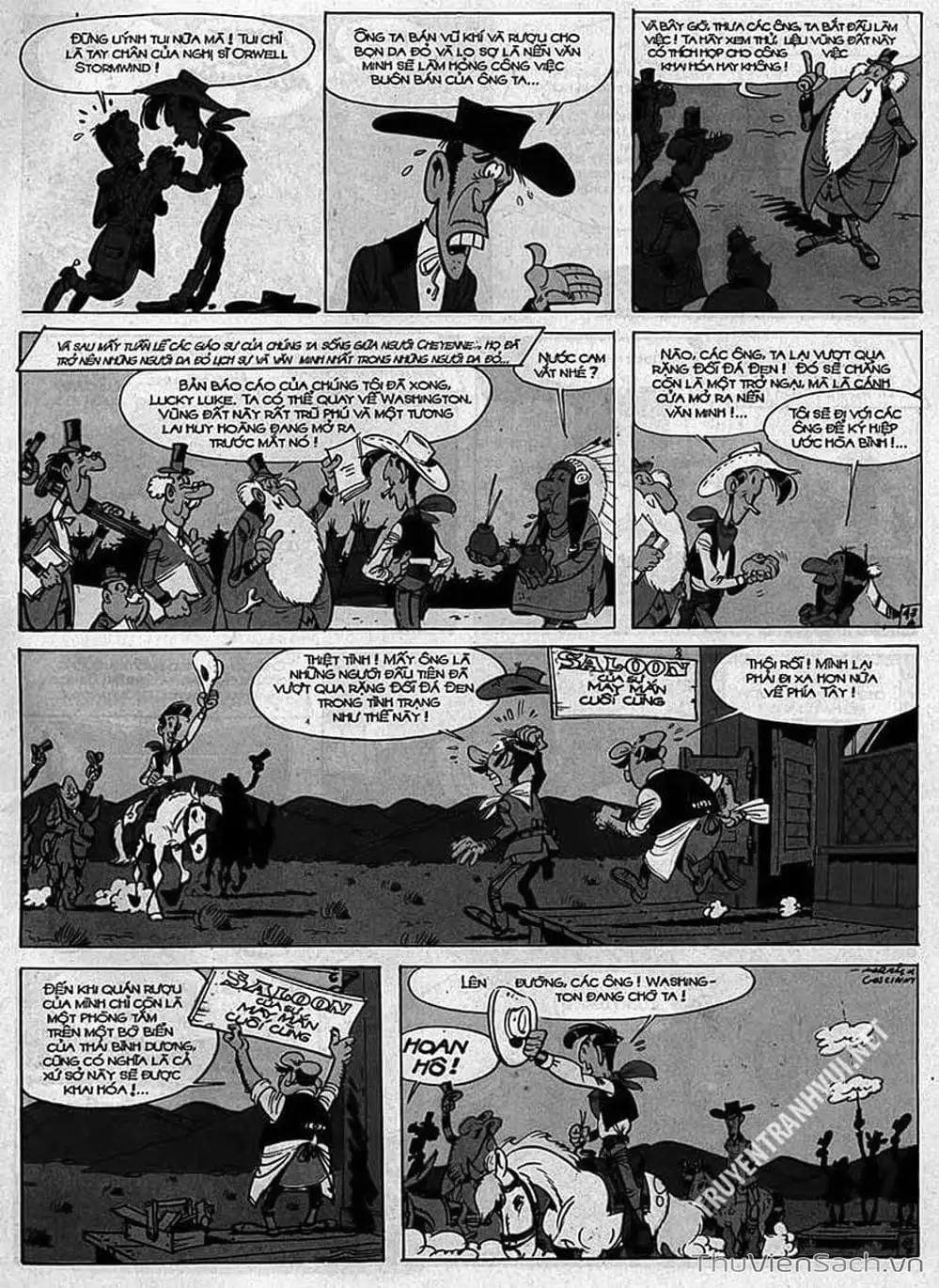 Truyện Tranh Cuộc Phiêu Lưu Kỳ Thú Của Lucky Luke trang 3