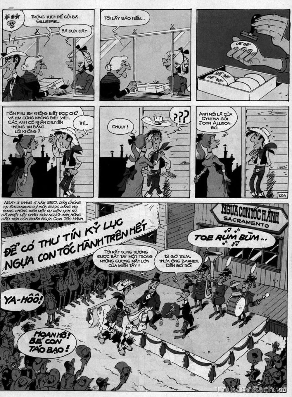 Truyện Tranh Cuộc Phiêu Lưu Kỳ Thú Của Lucky Luke trang 3