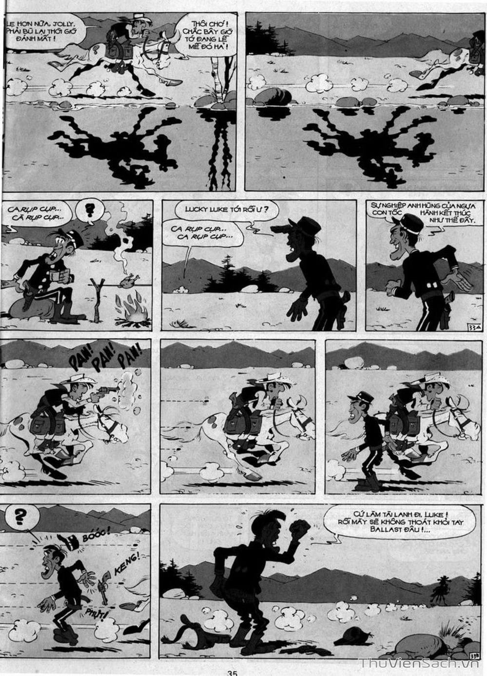 Truyện Tranh Cuộc Phiêu Lưu Kỳ Thú Của Lucky Luke trang 3