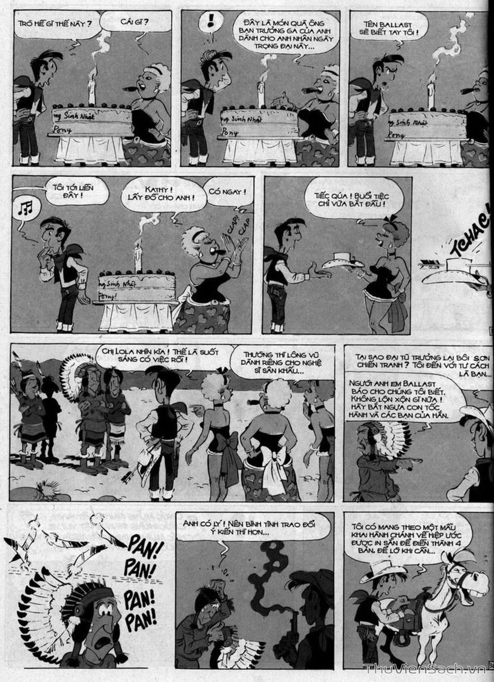 Truyện Tranh Cuộc Phiêu Lưu Kỳ Thú Của Lucky Luke trang 3