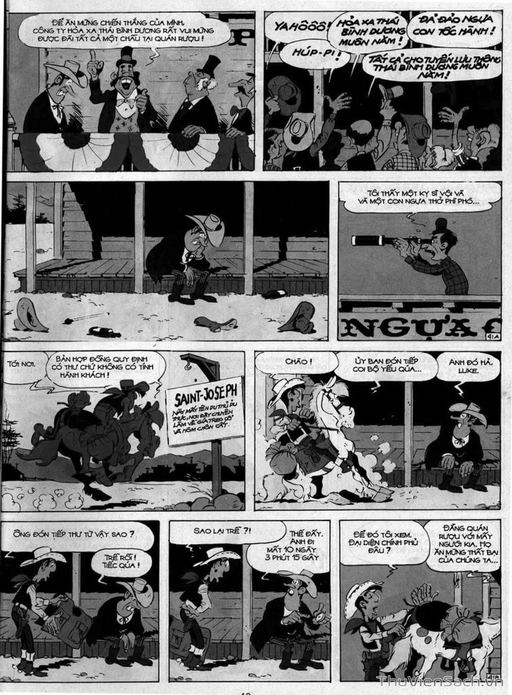 Truyện Tranh Cuộc Phiêu Lưu Kỳ Thú Của Lucky Luke trang 3