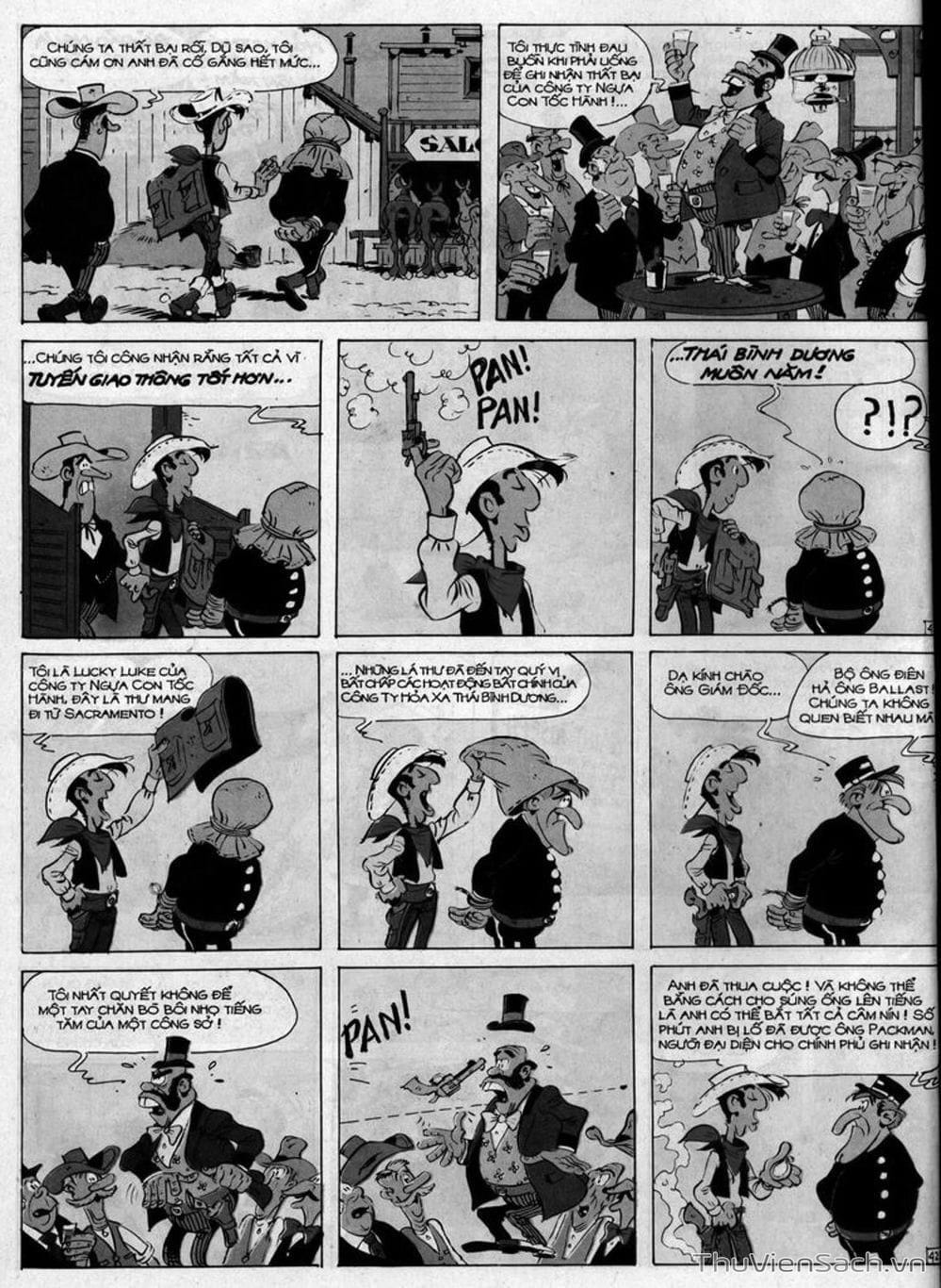 Truyện Tranh Cuộc Phiêu Lưu Kỳ Thú Của Lucky Luke trang 3