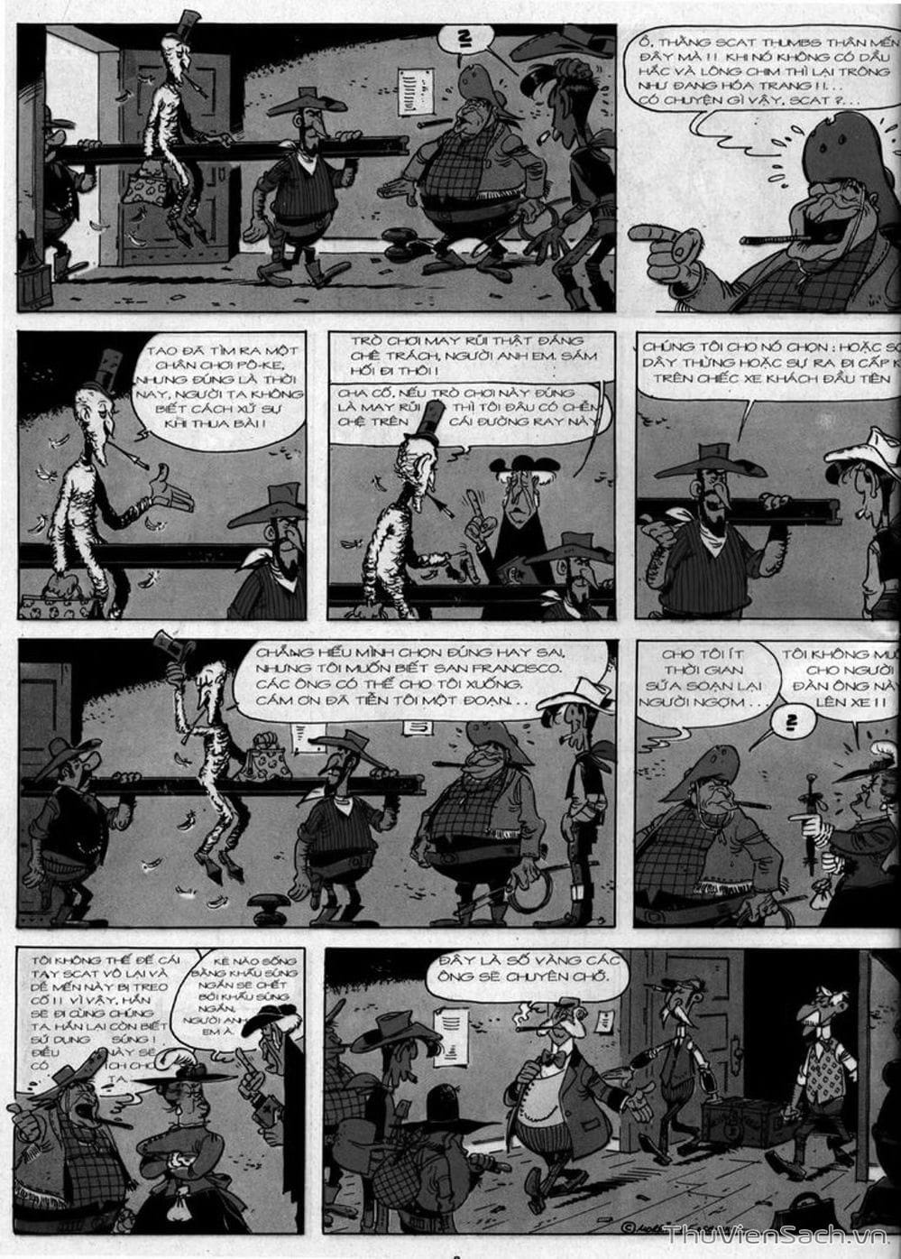 Truyện Tranh Cuộc Phiêu Lưu Kỳ Thú Của Lucky Luke trang 3