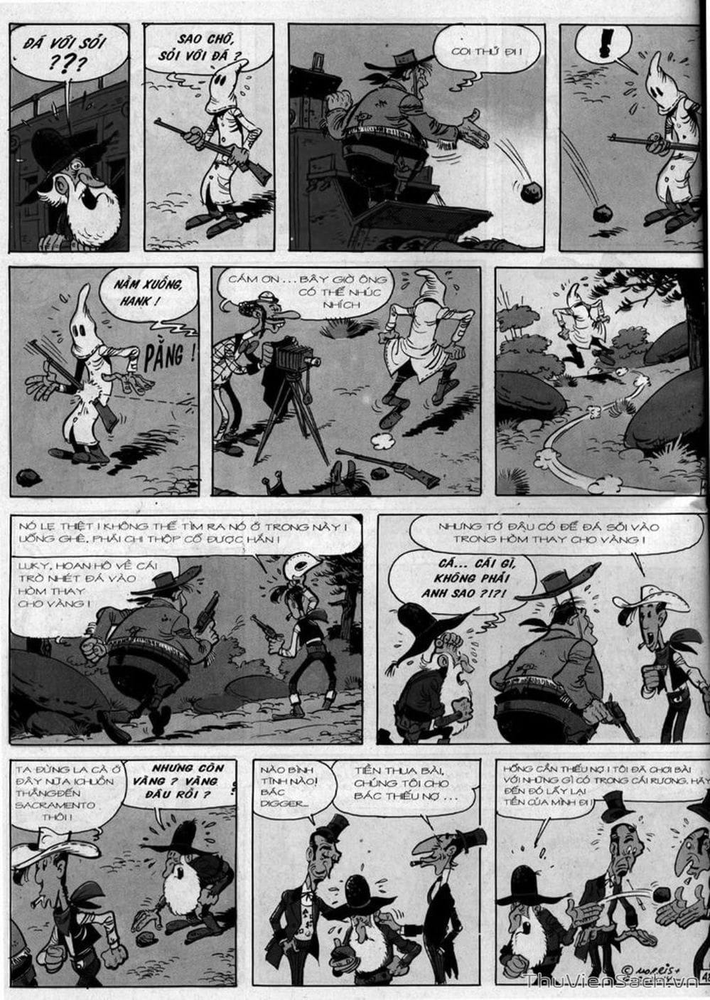 Truyện Tranh Cuộc Phiêu Lưu Kỳ Thú Của Lucky Luke trang 3