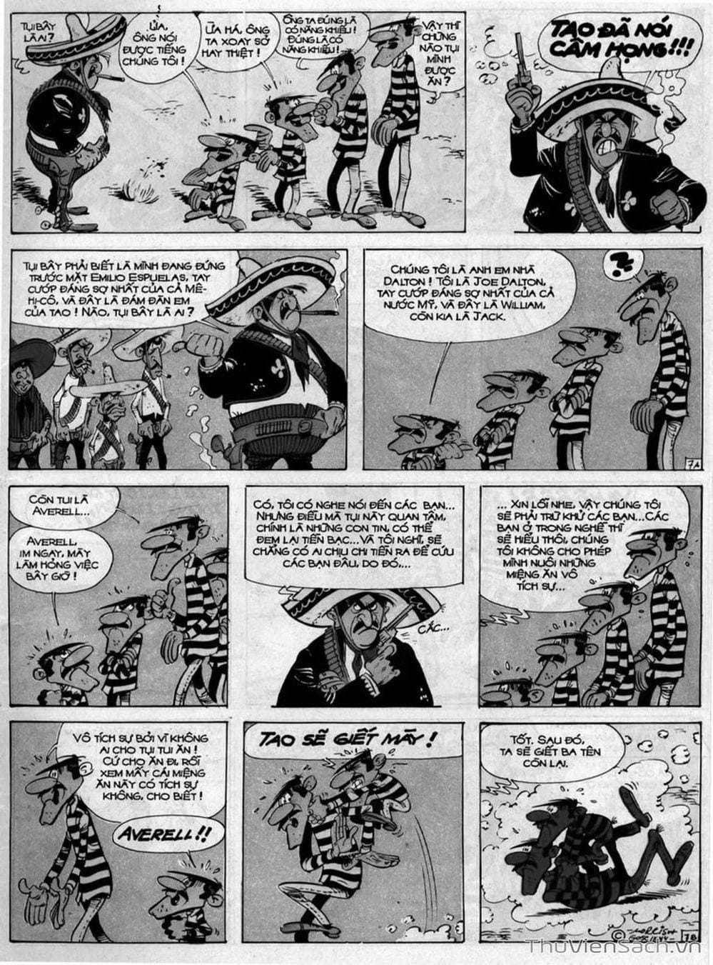 Truyện Tranh Cuộc Phiêu Lưu Kỳ Thú Của Lucky Luke trang 3