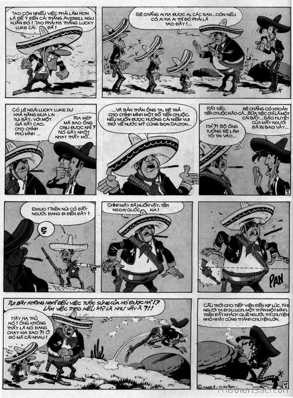 Truyện Tranh Cuộc Phiêu Lưu Kỳ Thú Của Lucky Luke trang 3
