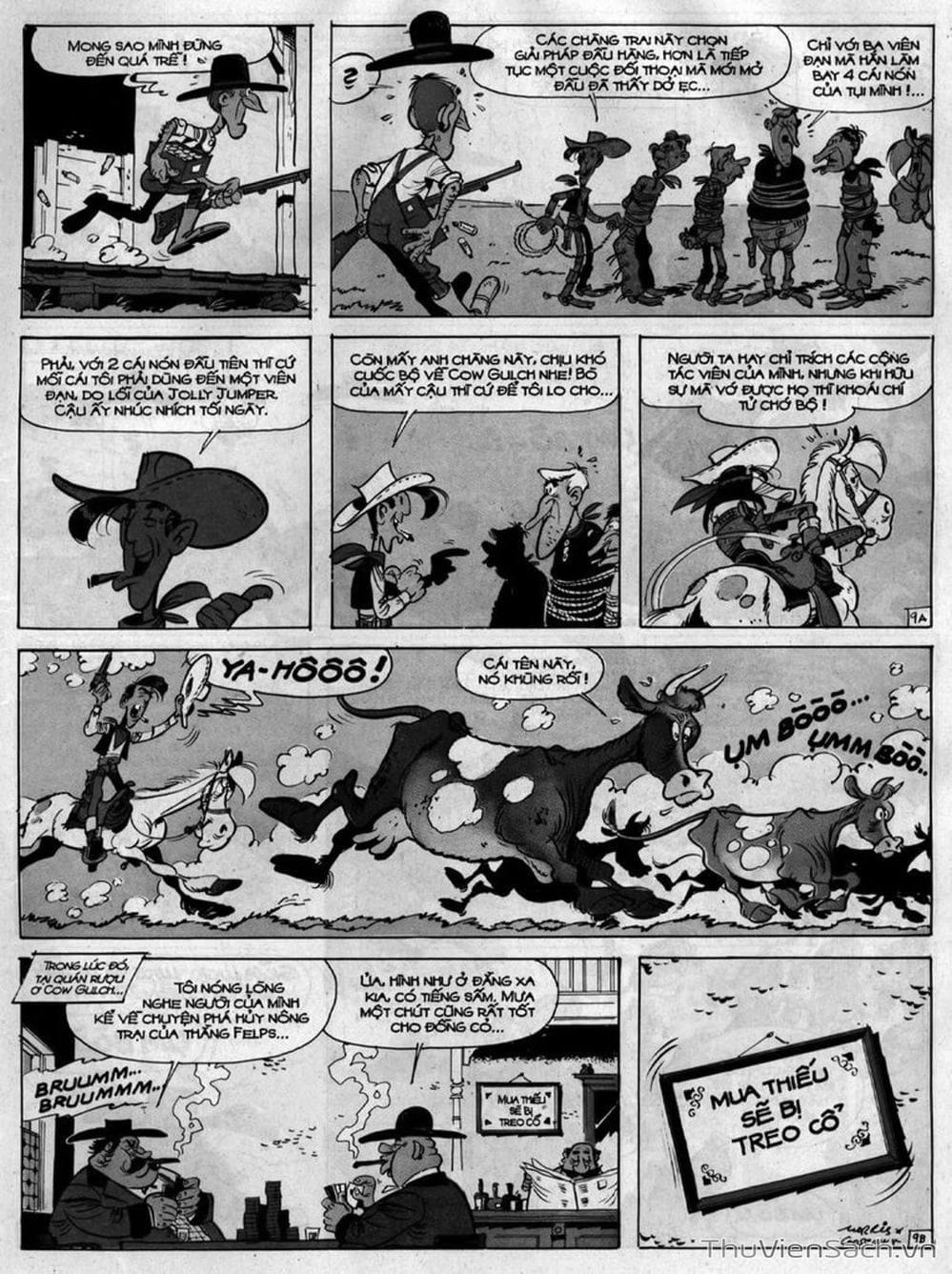 Truyện Tranh Cuộc Phiêu Lưu Kỳ Thú Của Lucky Luke trang 3