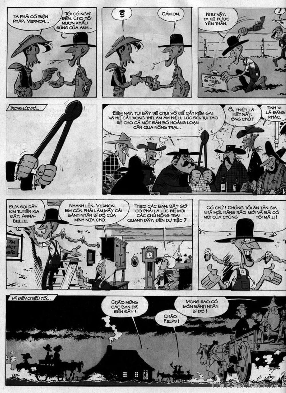 Truyện Tranh Cuộc Phiêu Lưu Kỳ Thú Của Lucky Luke trang 3