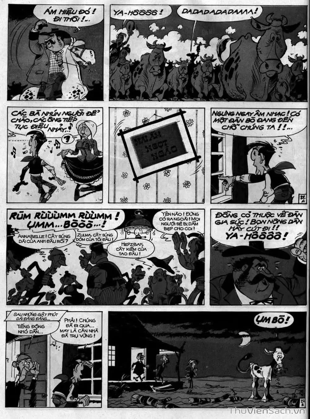 Truyện Tranh Cuộc Phiêu Lưu Kỳ Thú Của Lucky Luke trang 3