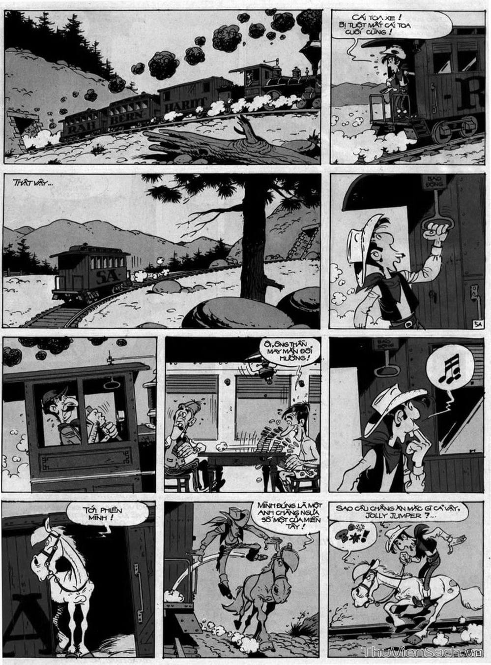 Truyện Tranh Cuộc Phiêu Lưu Kỳ Thú Của Lucky Luke trang 3