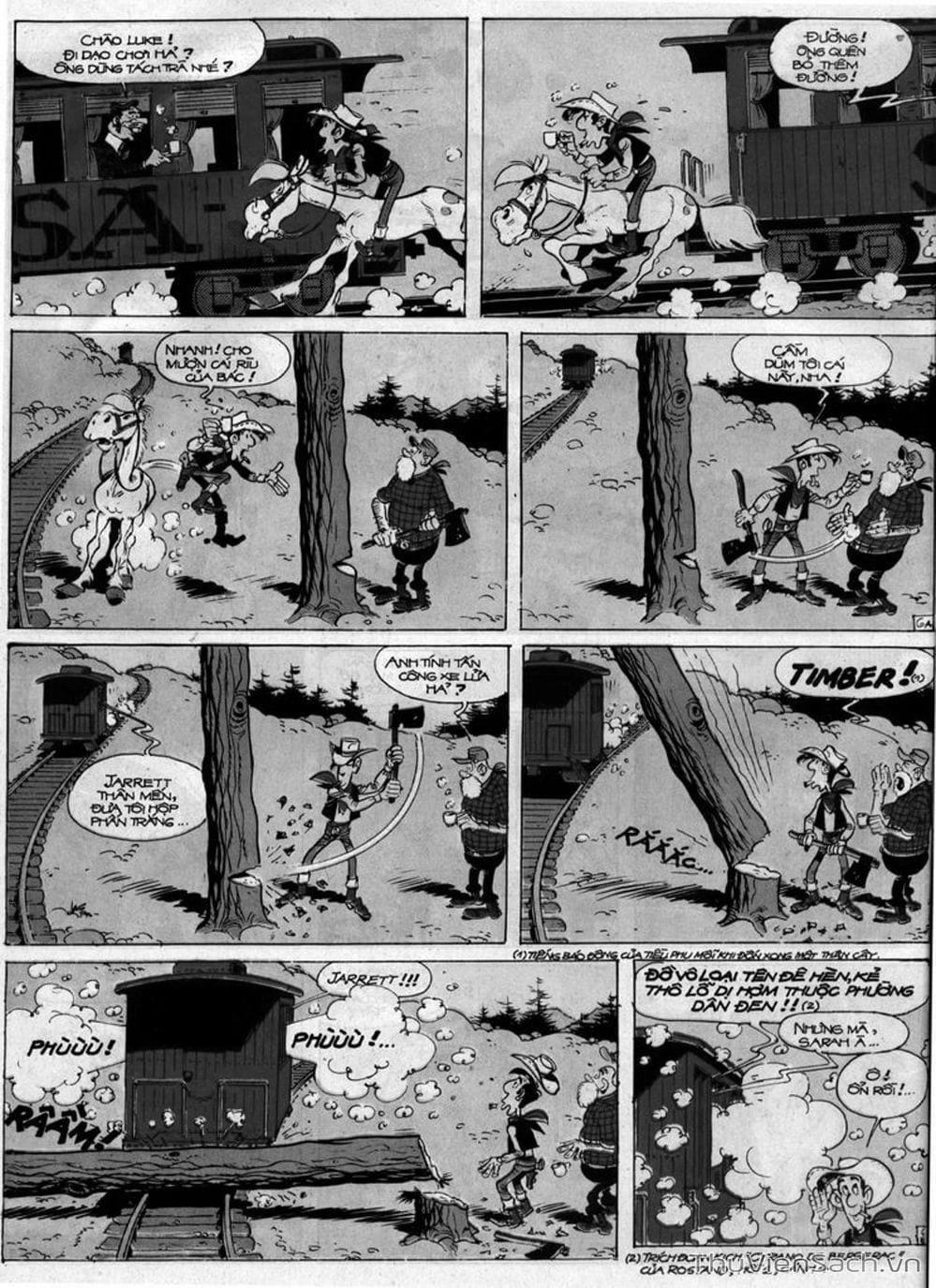 Truyện Tranh Cuộc Phiêu Lưu Kỳ Thú Của Lucky Luke trang 3