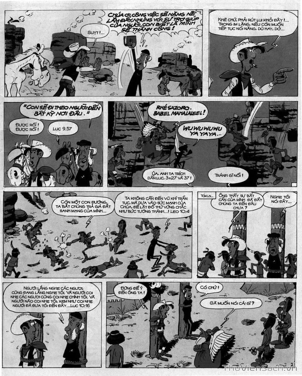 Truyện Tranh Cuộc Phiêu Lưu Kỳ Thú Của Lucky Luke trang 3