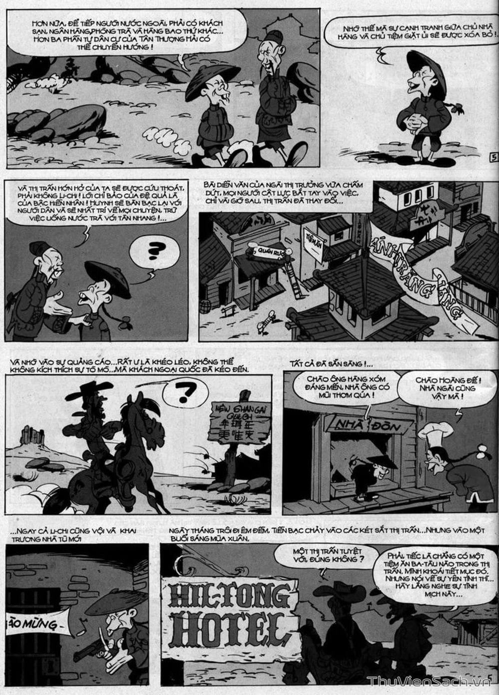 Truyện Tranh Cuộc Phiêu Lưu Kỳ Thú Của Lucky Luke trang 3