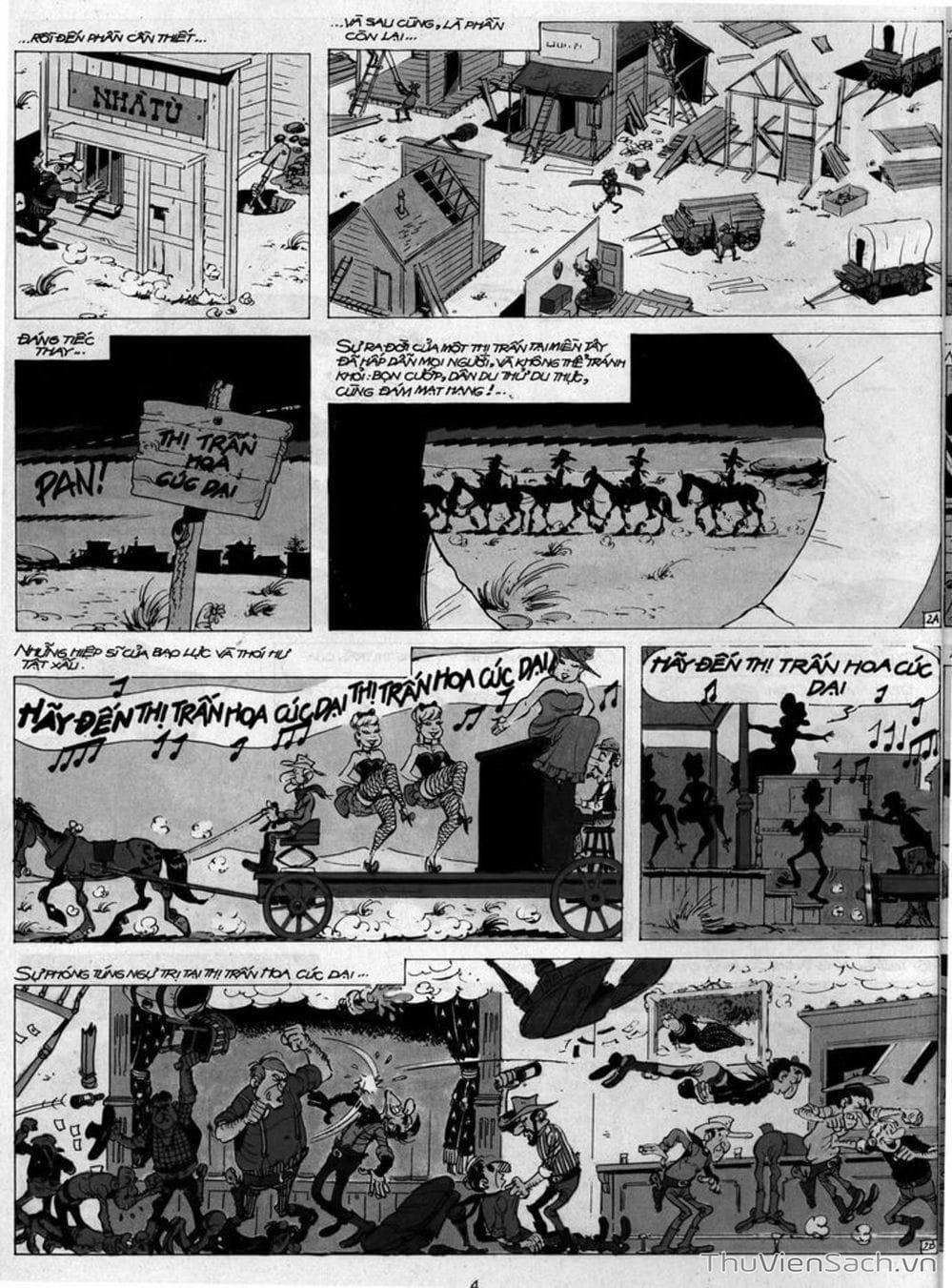 Truyện Tranh Cuộc Phiêu Lưu Kỳ Thú Của Lucky Luke trang 3